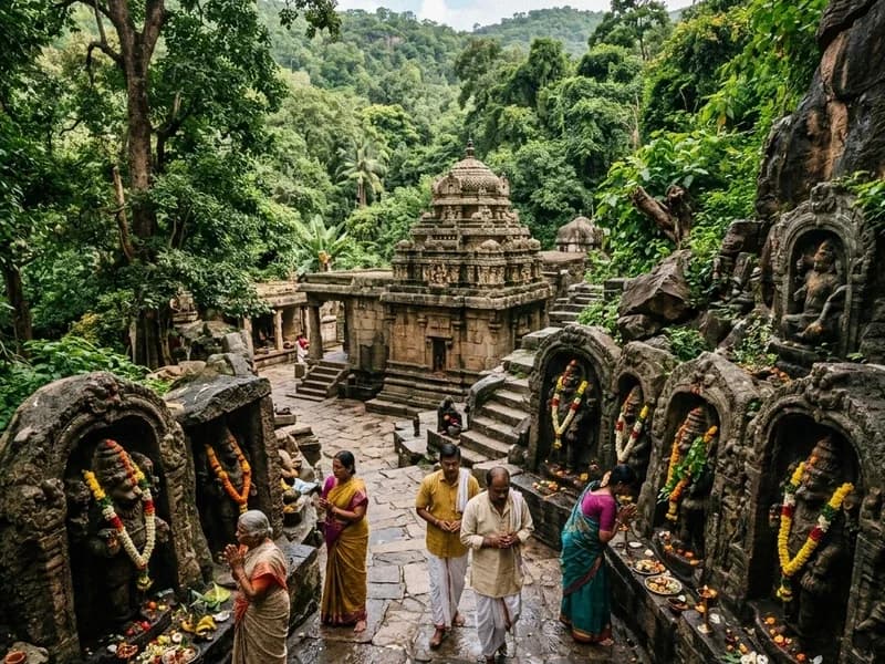 Ahobilam - Nava Narasimha kshetra temple photo