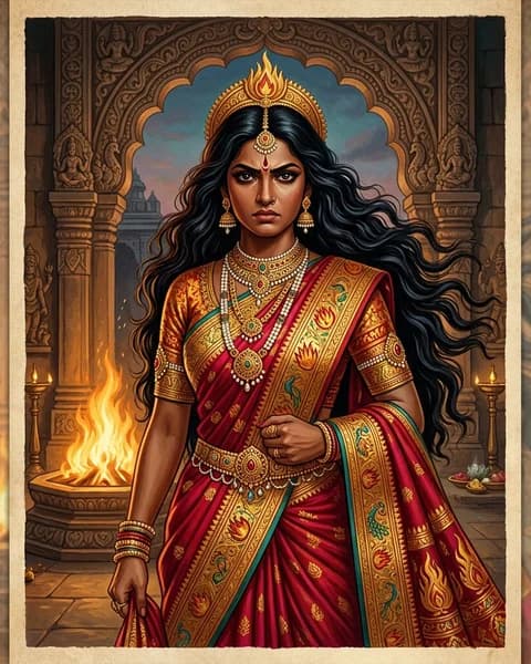 Draupadi portrait