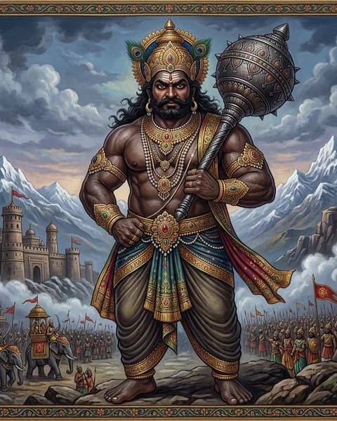 Kumbhakarna portrait