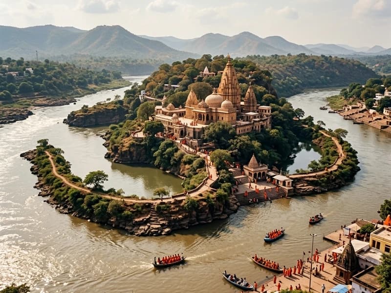 Omkareshwar temple photo
