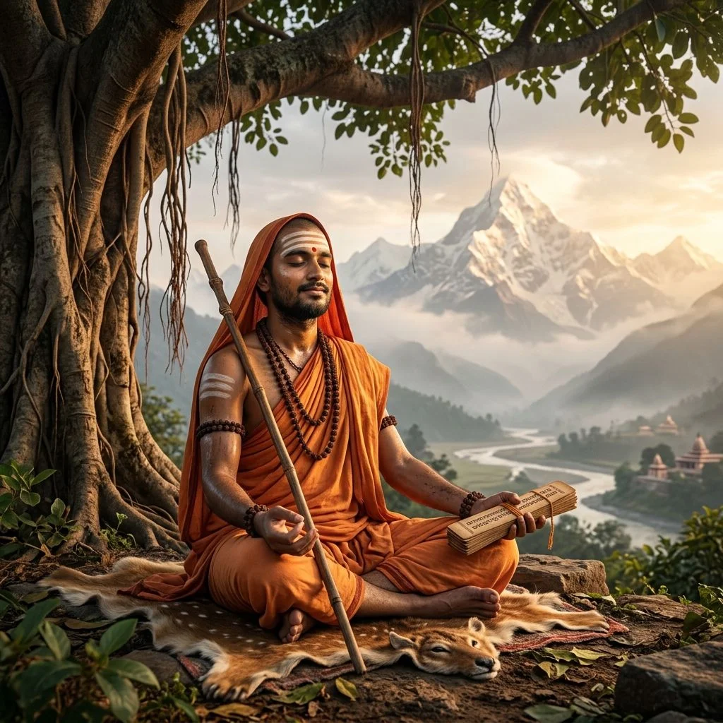 Adi Shankaracharya — sixteen years to walk the four corners