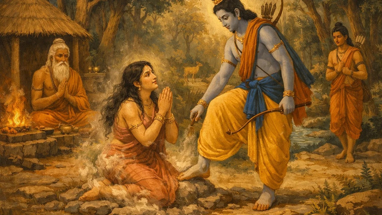 Ahalya - the stone that became a woman again
