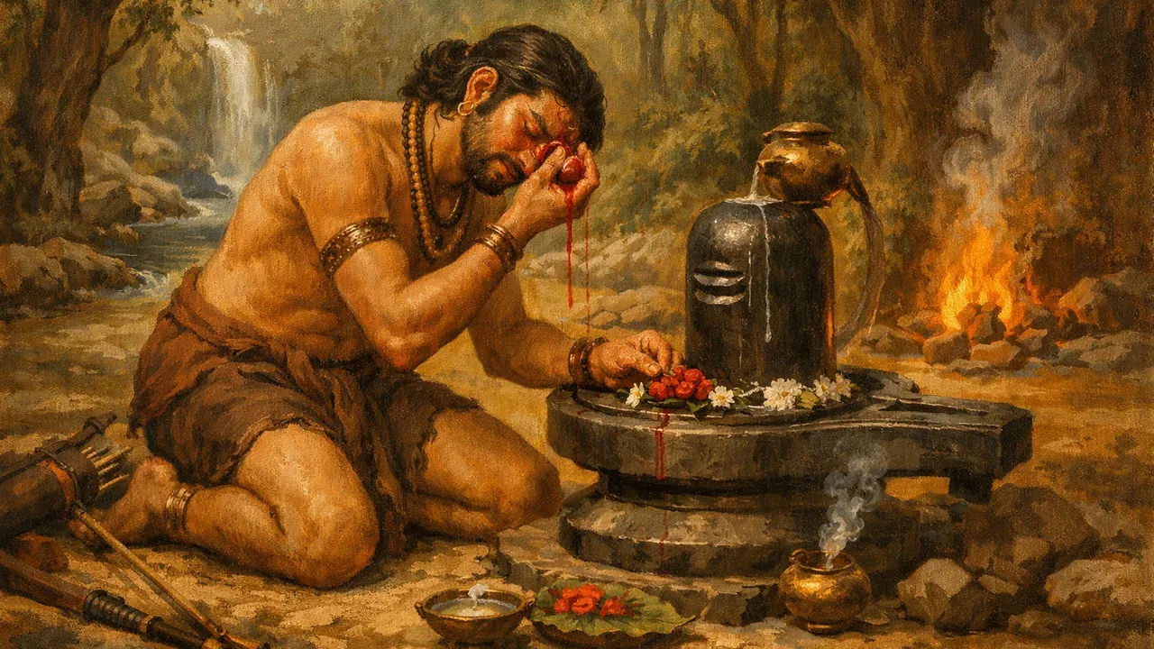 Bhakta Kannappa - the hunter who offered his eyes